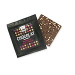 Tablette de chocolat au lait nougat / framboise Quai Sud